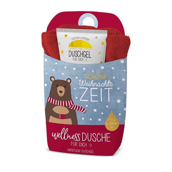 Geschenk-Set Wellnessdusche - Schöne Weihnachtszeit