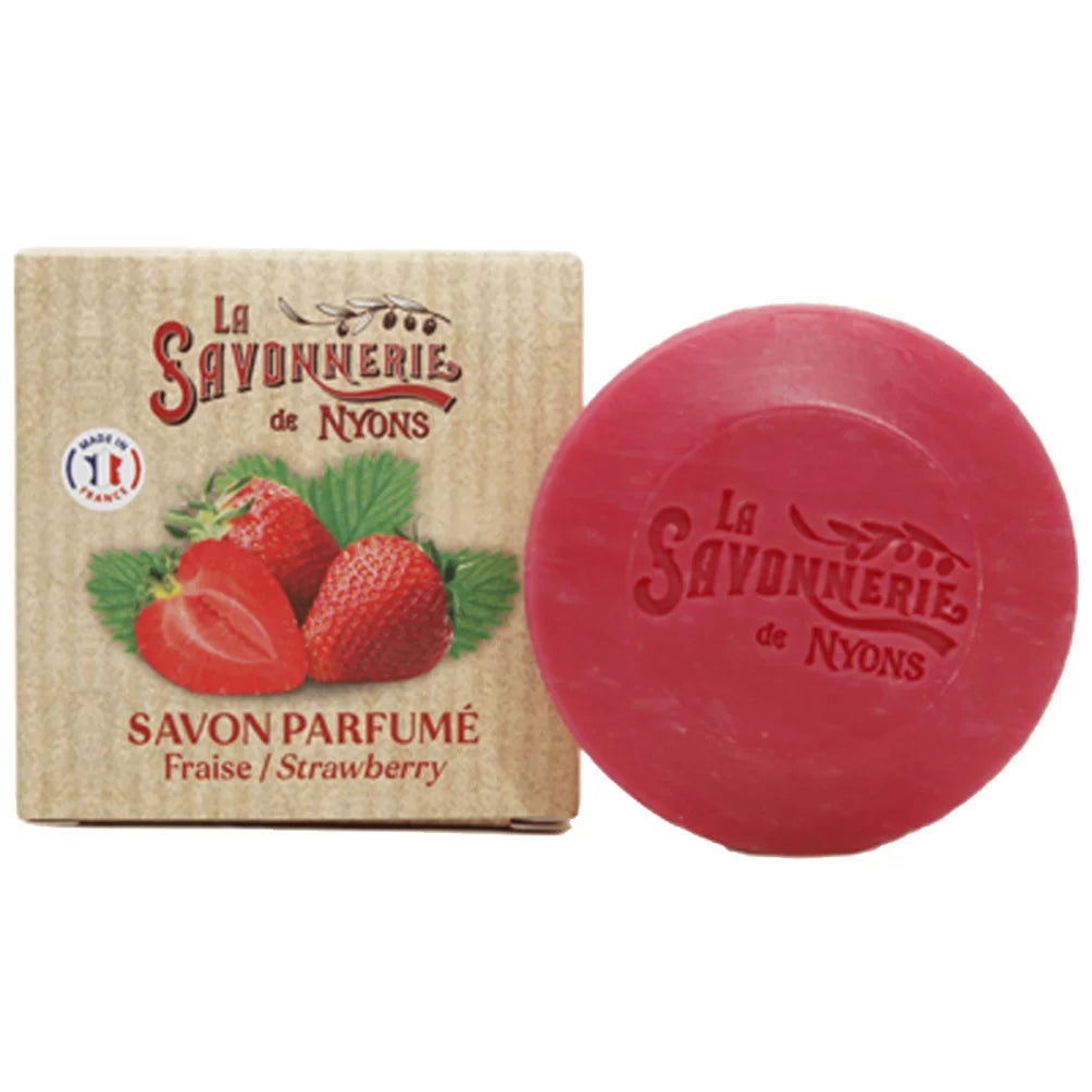 Runde Duftseife 50g - Erdbeere