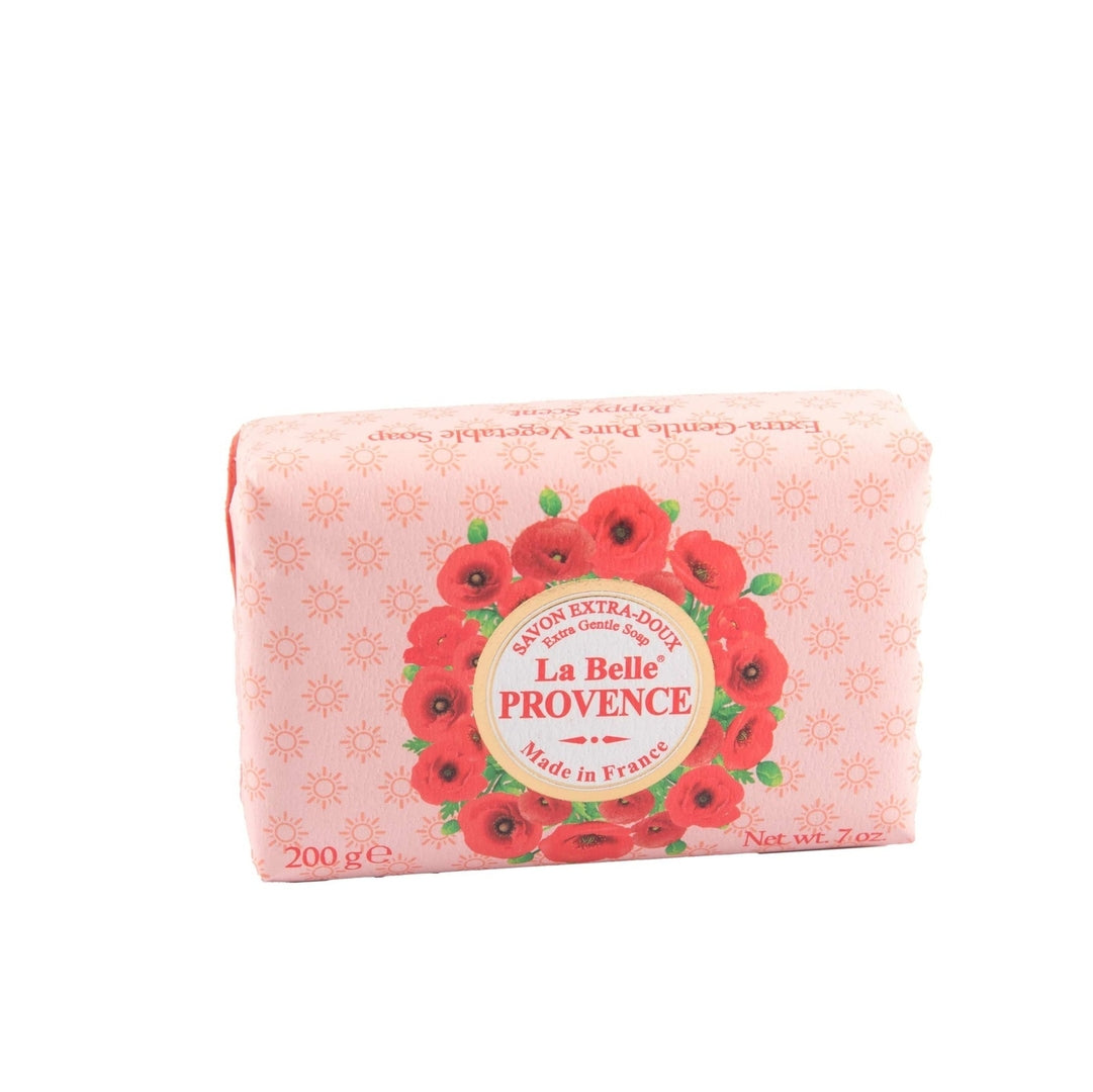 Paper-wrapped poppy seed soap 200g, La Belle Provence