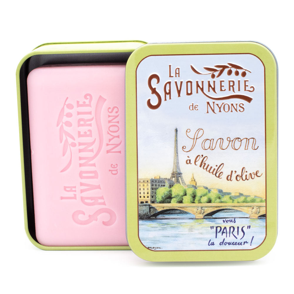 Metal box with soap 200g "La Seine"