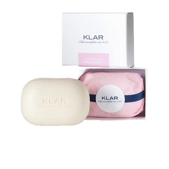 Care soap lime blossom & rhubarb, 135g (palm oil-free)