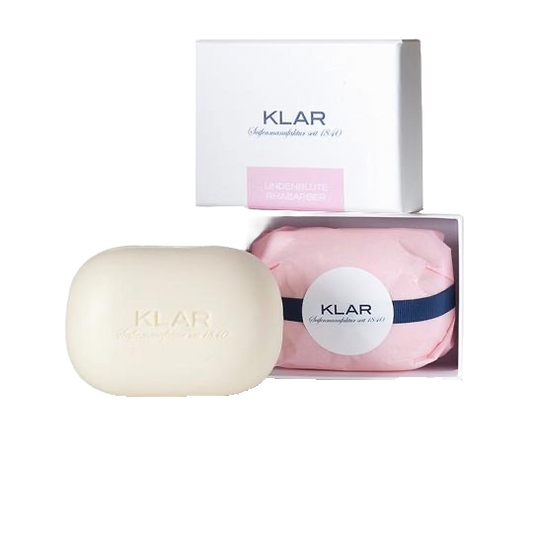 Care soap lime blossom & rhubarb, 135g (palm oil-free)