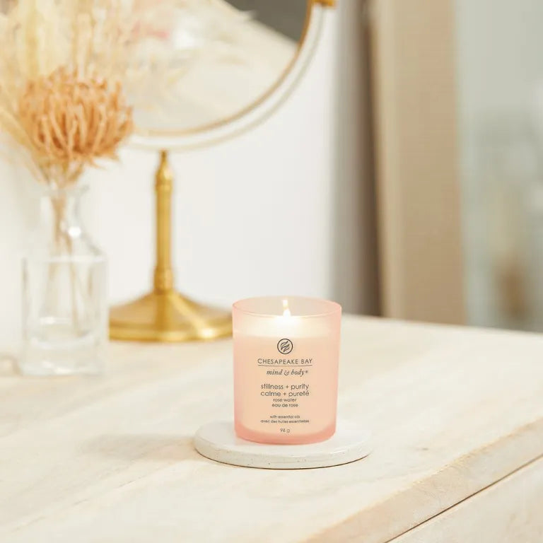 Candele Ellisse - Bacche Cremisi