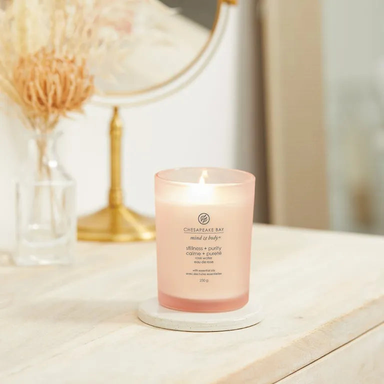 Candele Ellisse - Bacche Cremisi