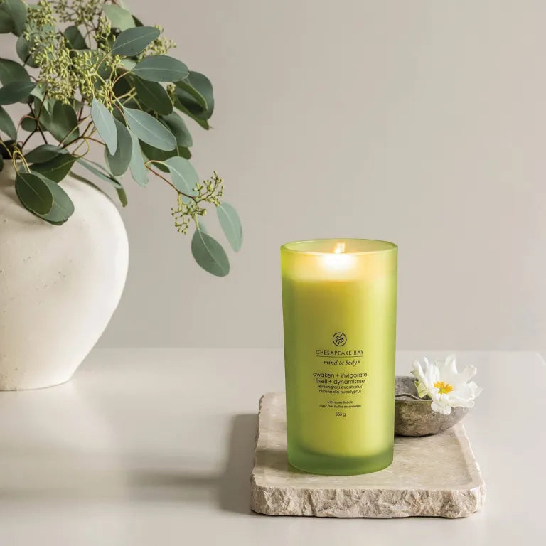 Candele Ellisse - Bacche Cremisi