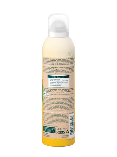 Schaum-Dusche Wachgeküsst