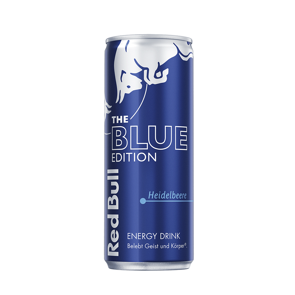 Red Bull Energy Drink Blue Edition Heidelbeere