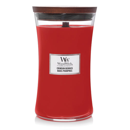 Candele Ellisse - Bacche Cremisi