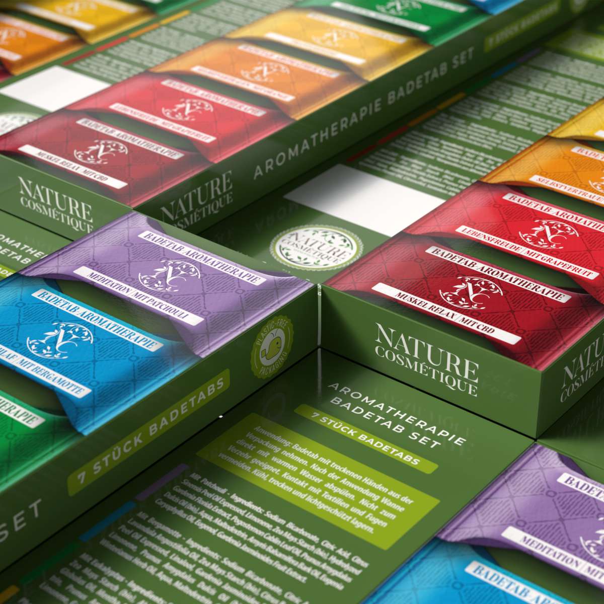 Aromatherapie Badetabs 7er Set