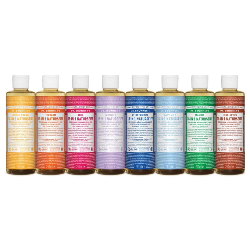 Pfefferminze Flüssigseife - 18-in-1 Naturseife, 240ml