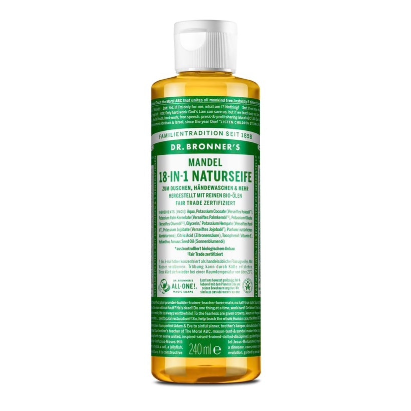 Mandel Flüssigseife - 18-in-1 Naturseife, 240ml