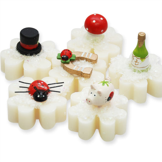 Sapone al latte di pecora trifoglio midi 25g con portafortuna, classico