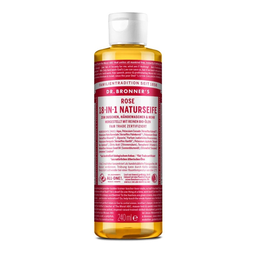 Rose Flüssigseife - 18-in-1 Naturseife, 240ml