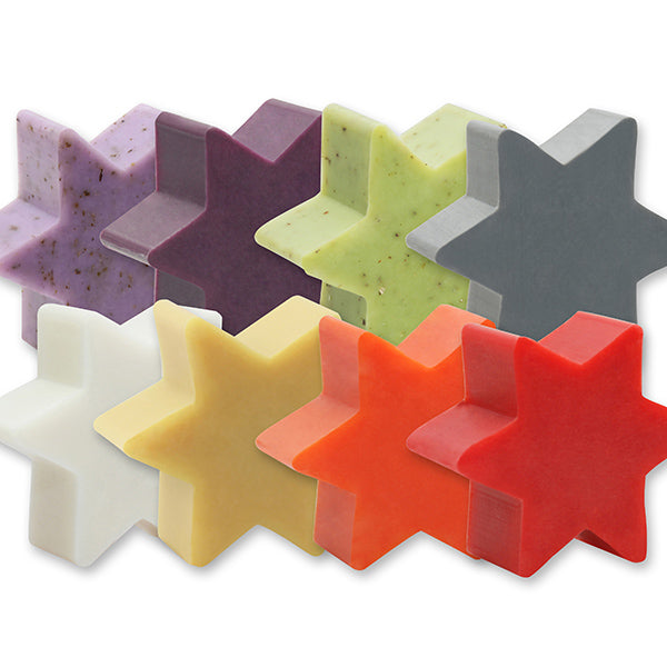 Sheep's milk soap star small 80g, assorted