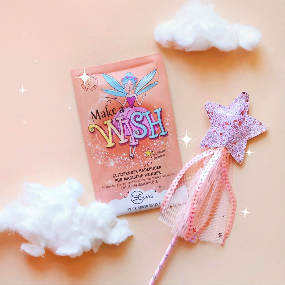 Glitzerndes Badepuder Make a Wish