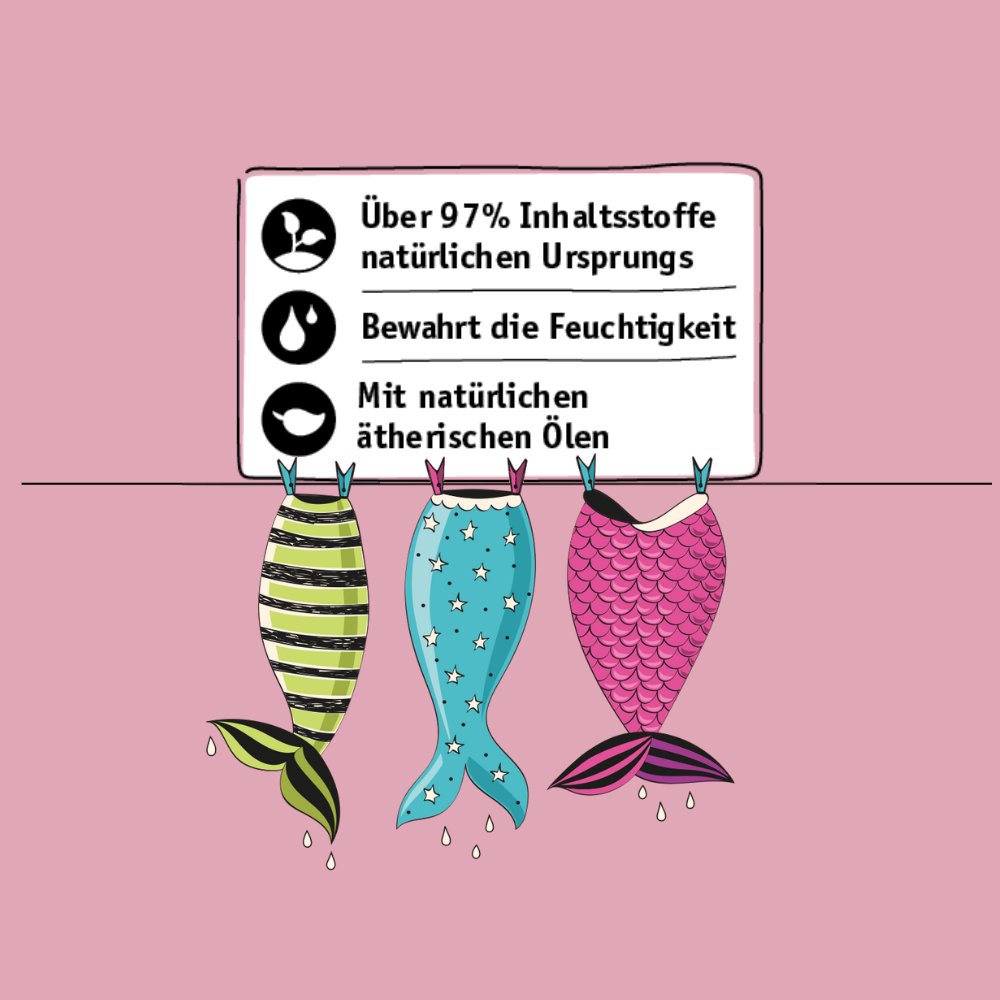 Mermaids only Badeschaum für Wassernixen