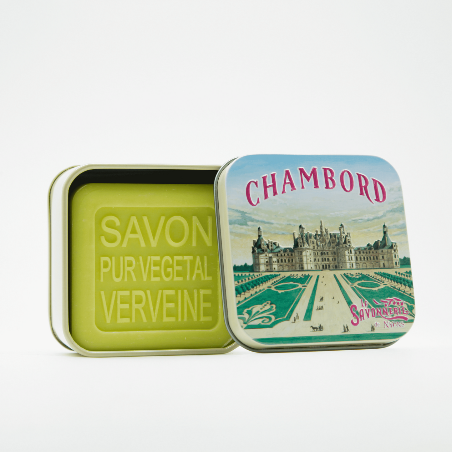 Scatola in metallo con sapone 100g - Chambord