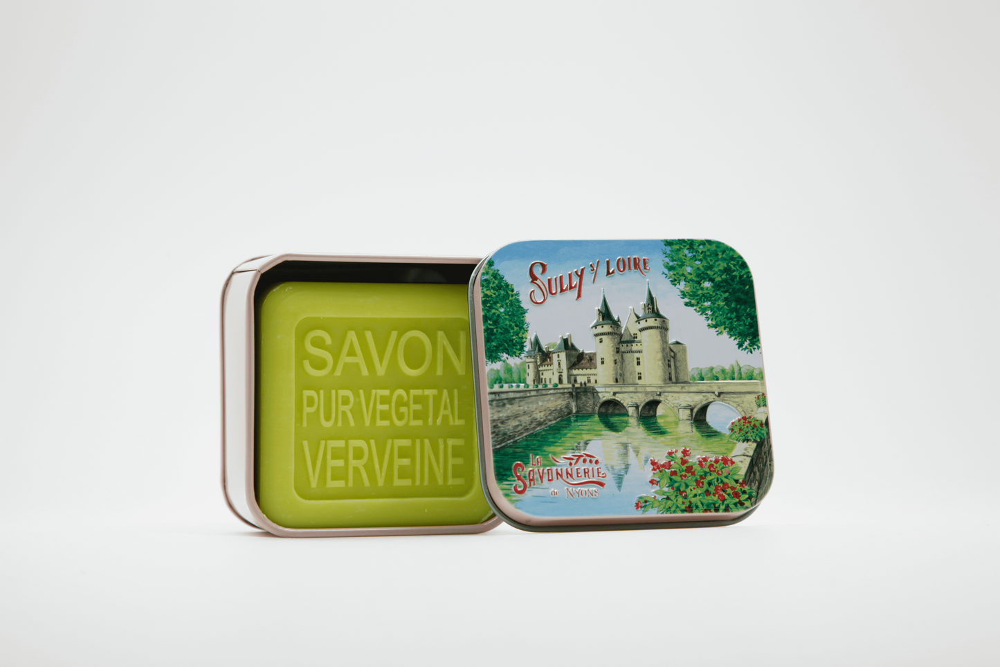 Metal box with soap 100g - Sully sur Loire