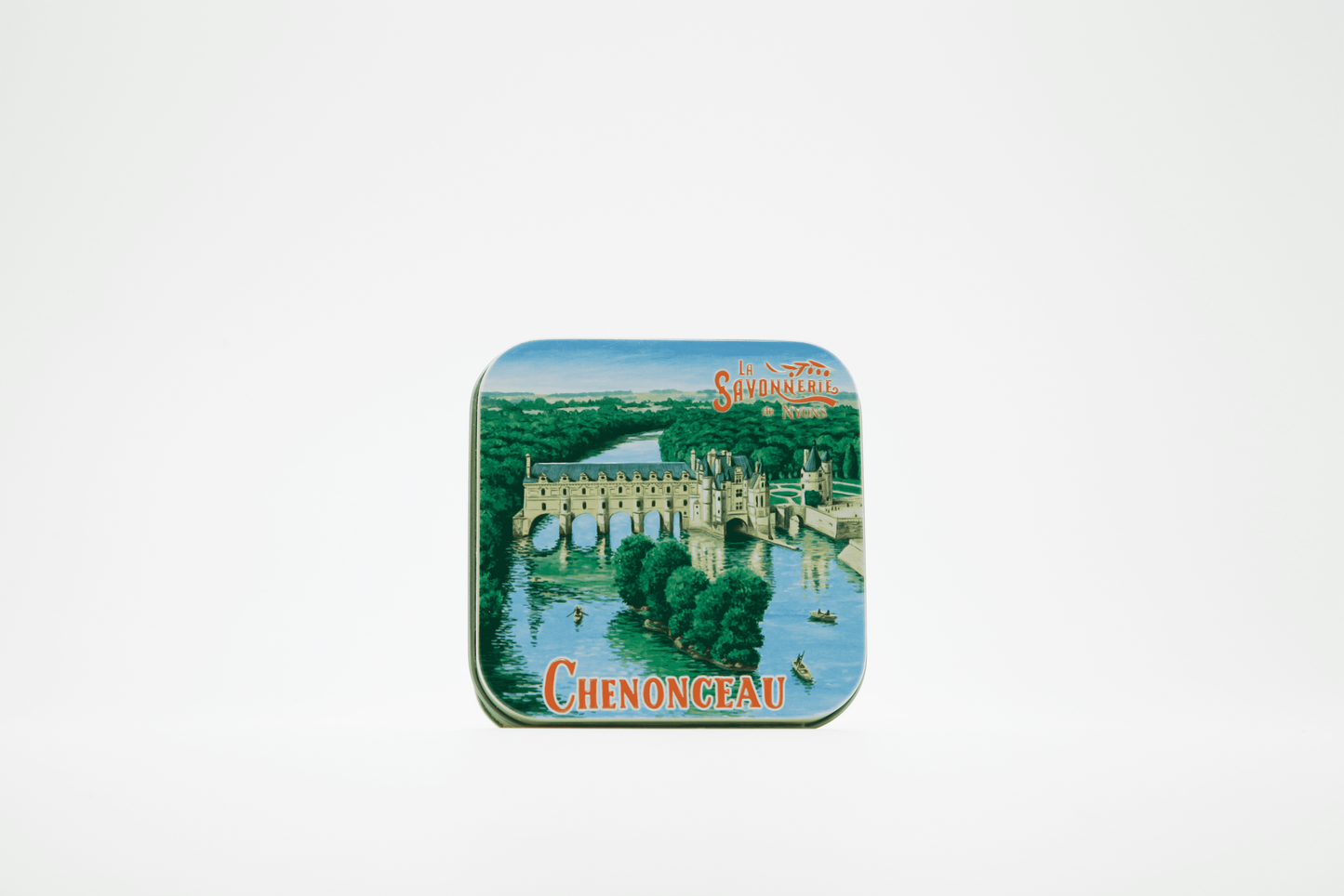 Scatola in metallo con sapone 100g - Chenonceau