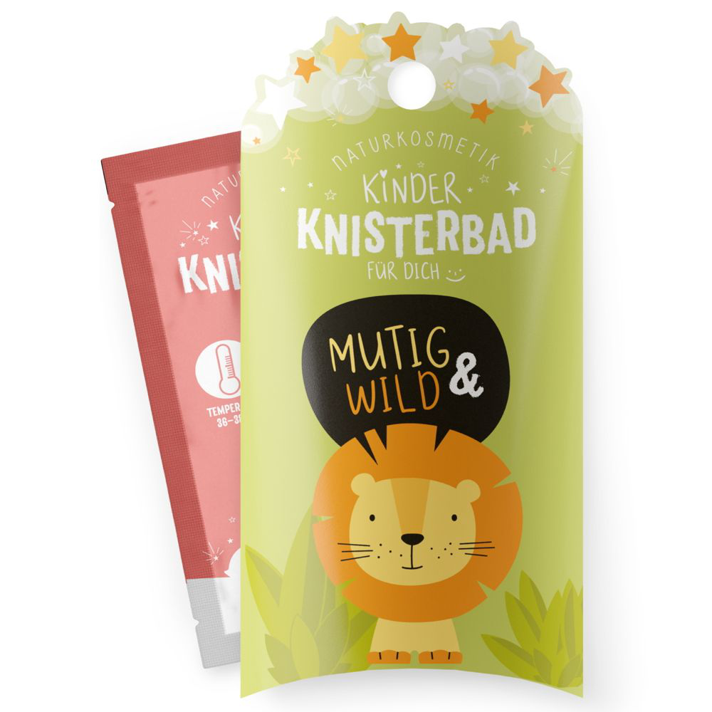Kinder Knisterbad Mutig & Wild - Löwe, 60g