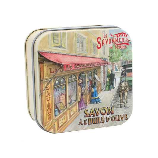 Metal box with soap 100g "Boutique"