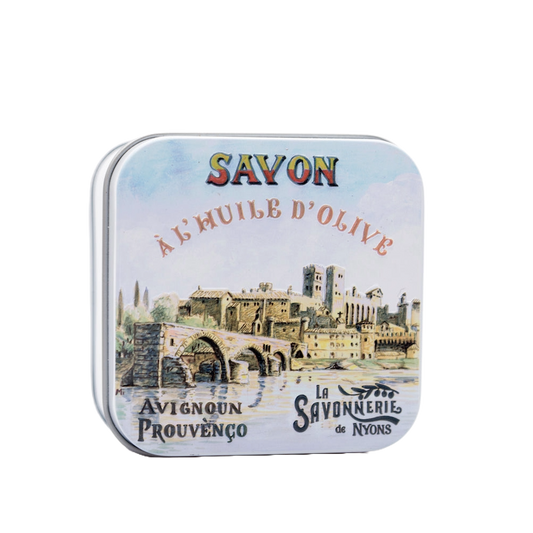 Metal box with soap 100g "Pont d'Avignon"