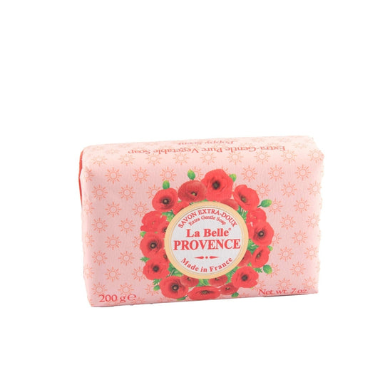 Paper-wrapped poppy seed soap 200g, La Belle Provence