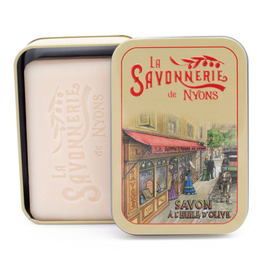 Metallbox mit Seife 200g "Boutique"