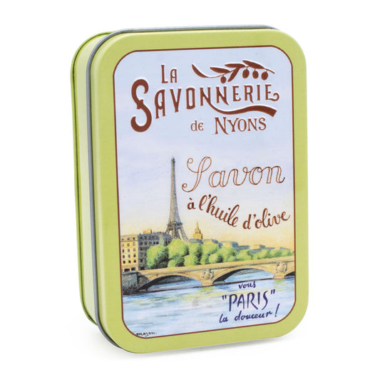 Metal box with soap 200g "La Seine"