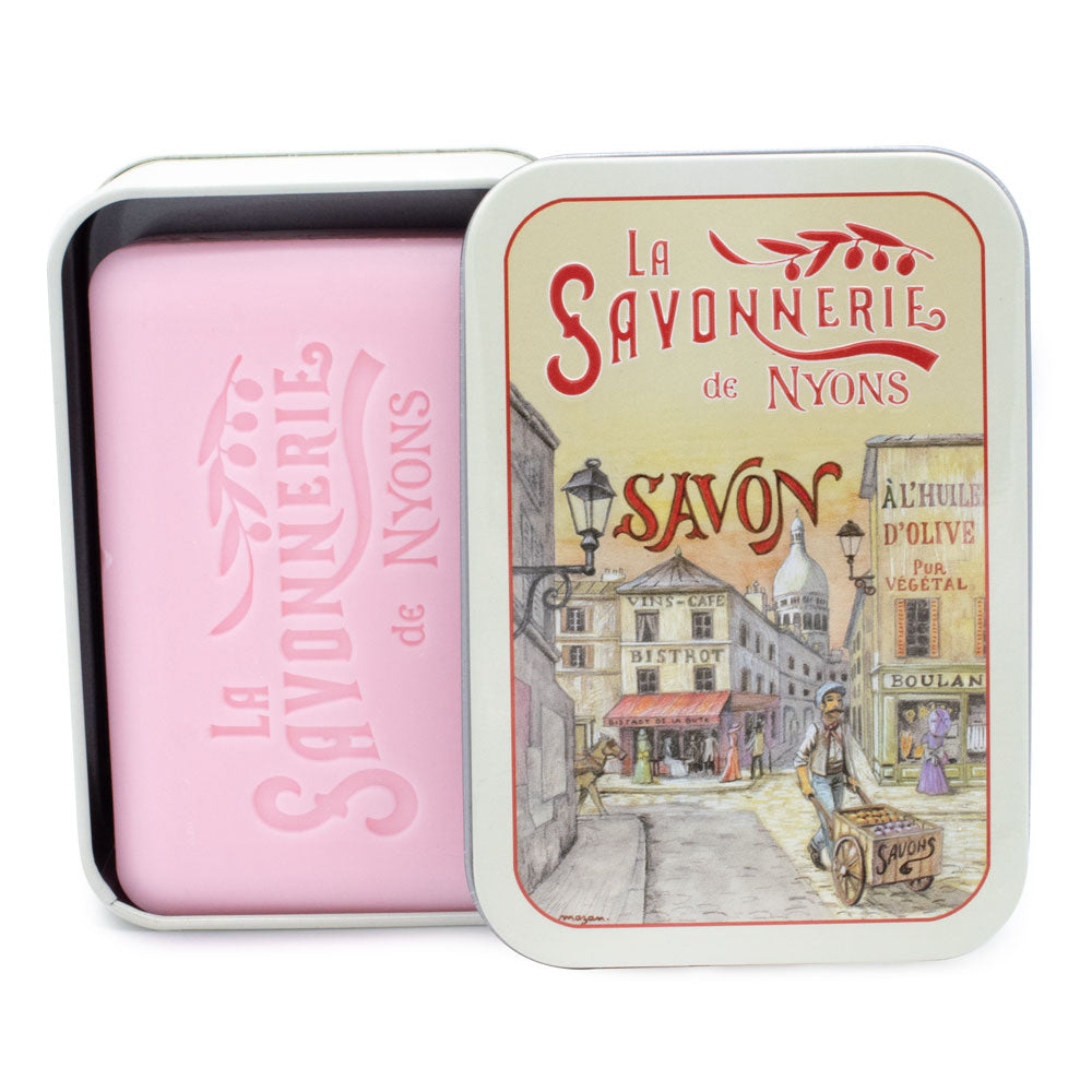 Scatola di metallo con sapone 200g "Montmartre"