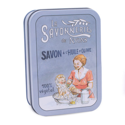 Metallbox mit Seife 200g - Baby und Mama