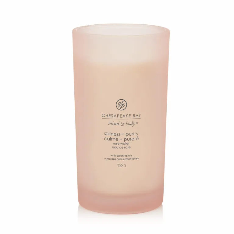 Candele Ellisse - Bacche Cremisi