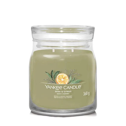 Yankee Candle Sage & Citrus Signature - Medium Jar