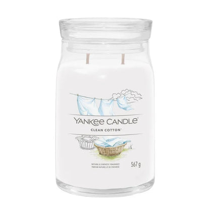 Yankee Candle Clean Cotton Signature - Large Jar