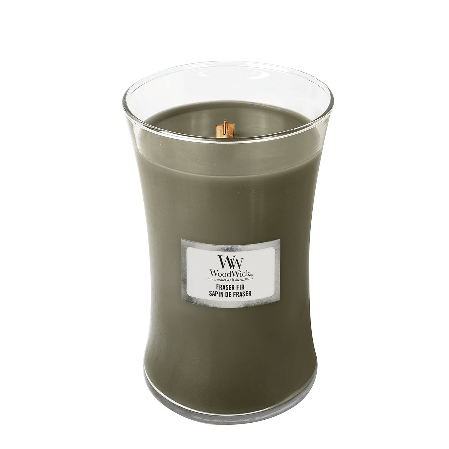 Hourglass shaped candles - Medium Hourglass Frasier Fir