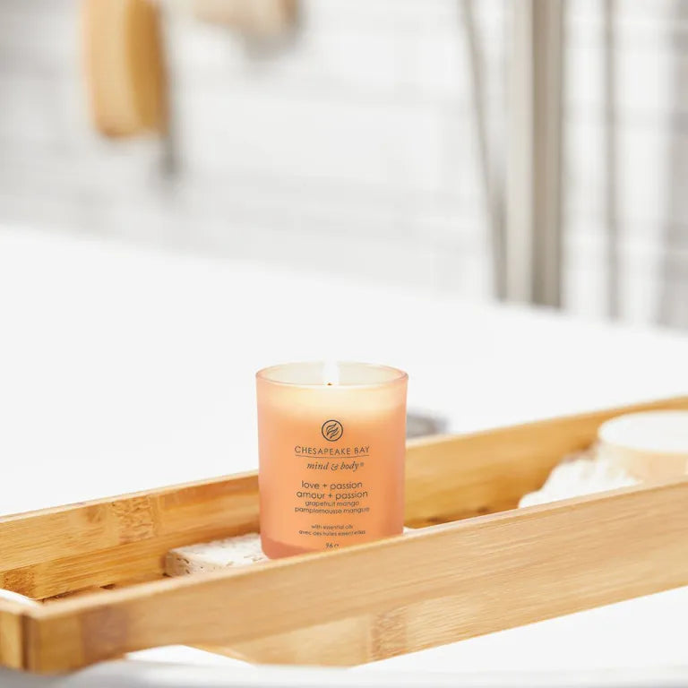 Candele Ellisse - Bacche Cremisi