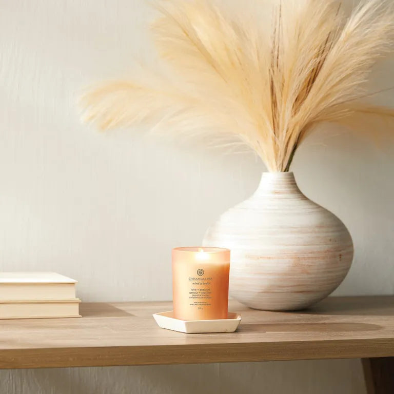 Candele Ellisse - Bacche Cremisi
