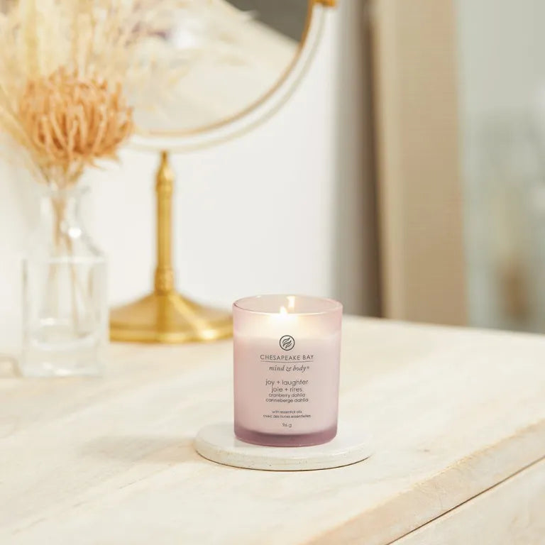 Candele Ellisse - Bacche Cremisi