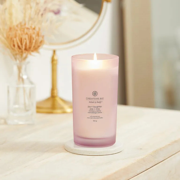 Candele Ellisse - Bacche Cremisi