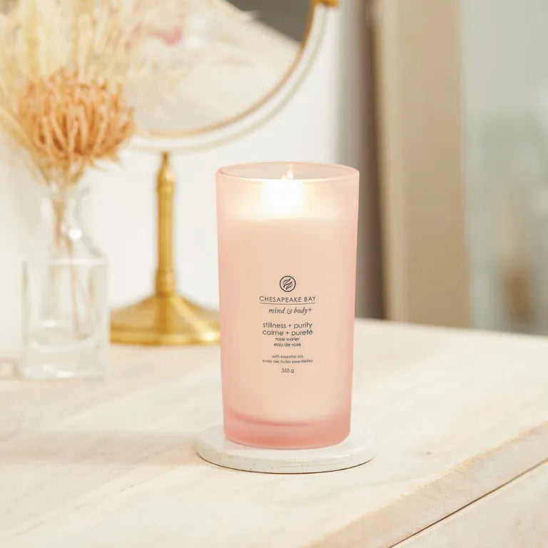 Candele Ellisse - Bacche Cremisi