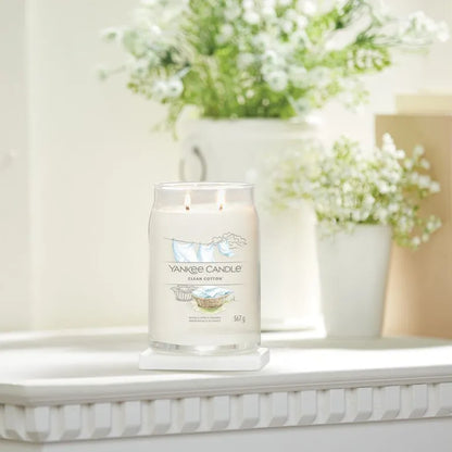 Yankee Candle Clean Cotton Signature - Large Jar