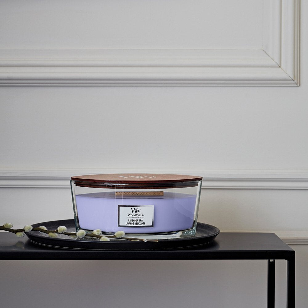 Candele Ellisse - Spa alla lavanda