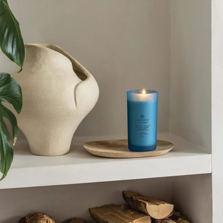 Candele Ellisse - Bacche Cremisi
