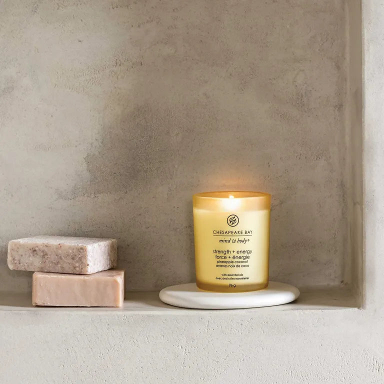 Candele Ellisse - Bacche Cremisi