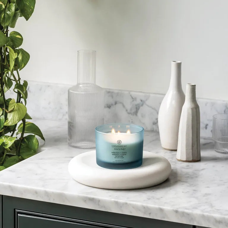 Candele Ellisse - Bacche Cremisi