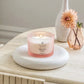Candele Ellisse - Bacche Cremisi