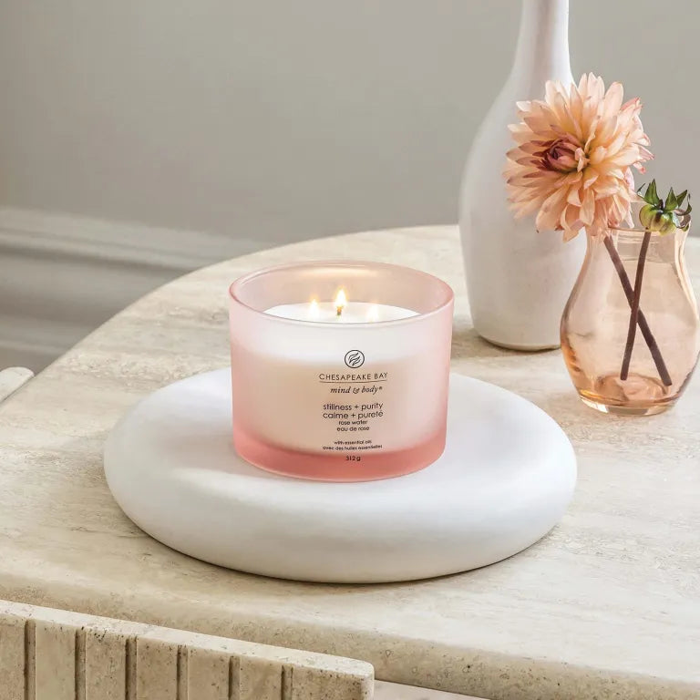 Candele Ellisse - Bacche Cremisi