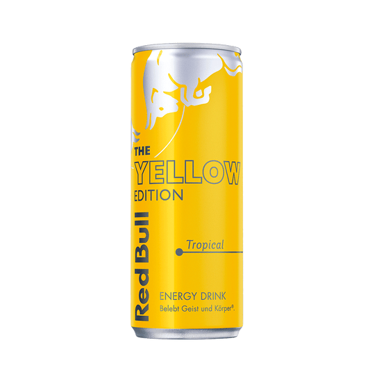 Red Bull Energy Drink Yellow Edition Tropical