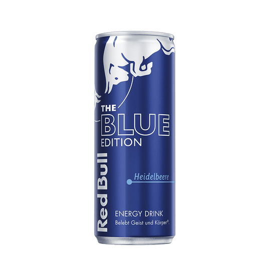 Red Bull Energy Drink Blue Edition Heidelbeere