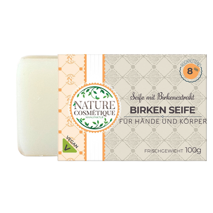 Birken Seife mit echtem Birkenextrakt - BIO